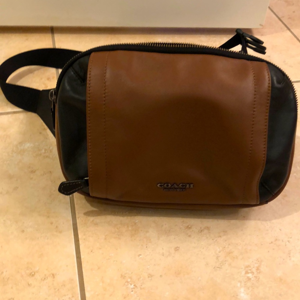 Coach Leather Belt Bag Fanny Pack